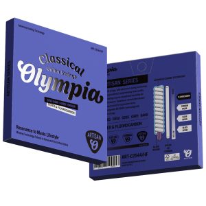 Alt Text: Olympia ART-C2544/HF Classical Guitar Strings – Silver & Fluorocarbon