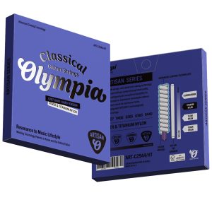 Olympia ART-C2944/HT Classical Guitar Strings – Artisan Series Packaging