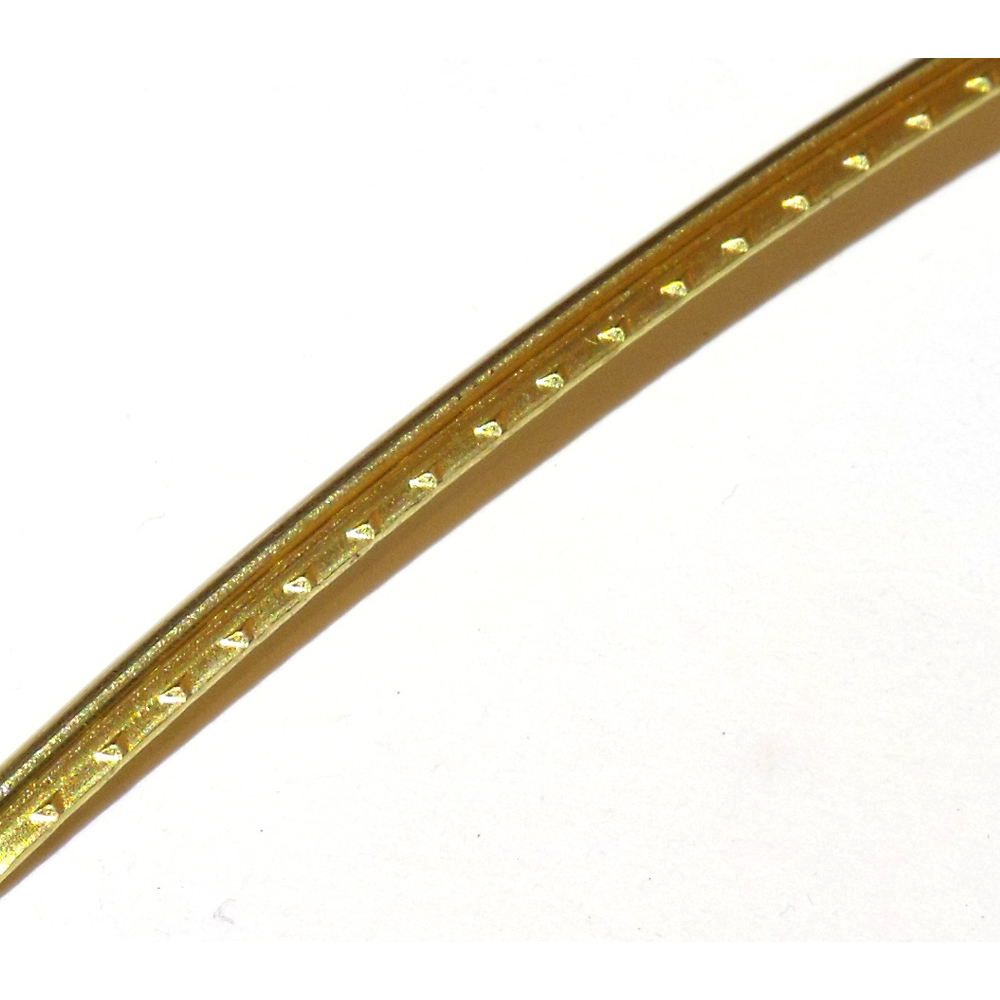 Curved Brass Fret Wire 300 mm